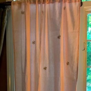 Pottery Barn Kids embroidered curtain panels